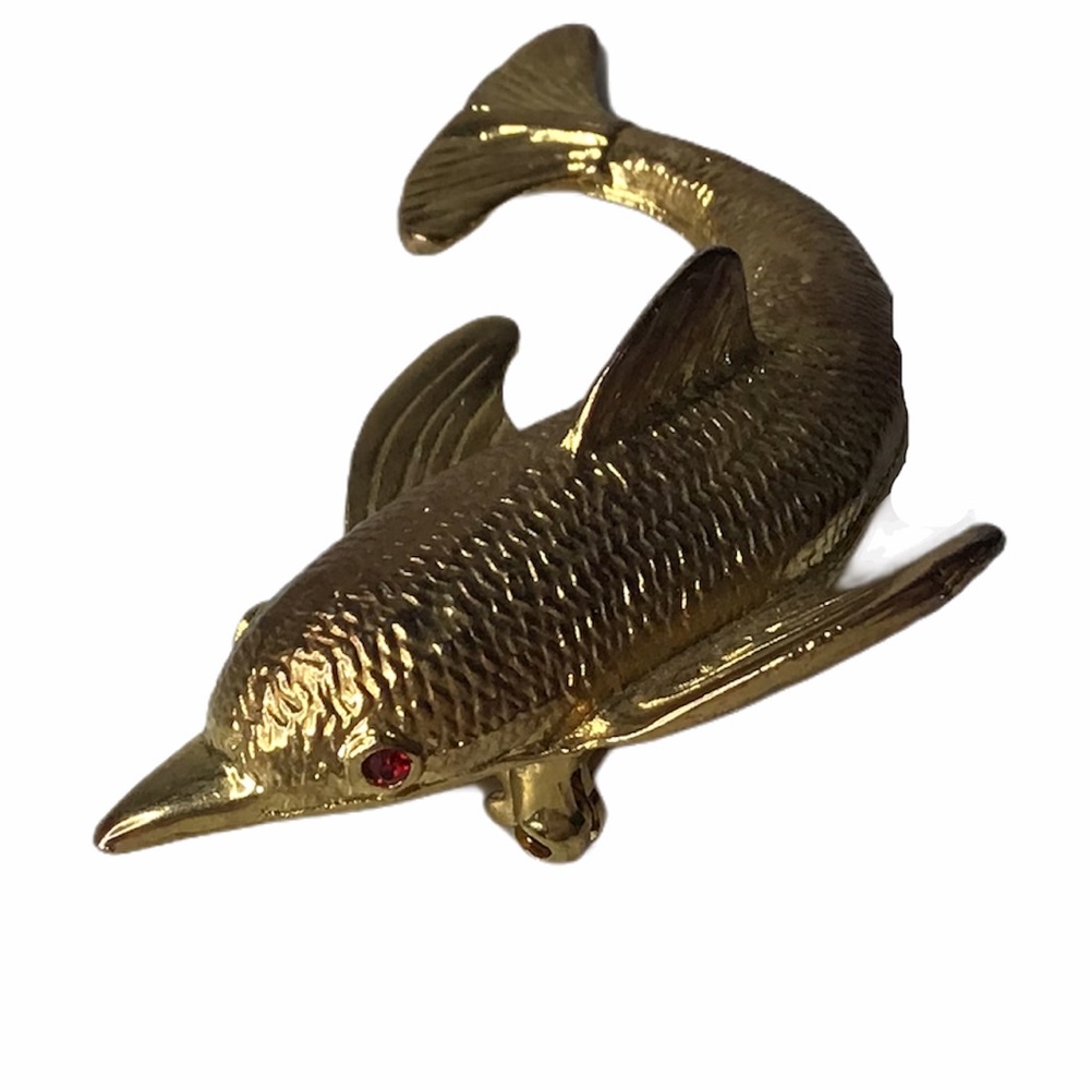 Dolphin brooch